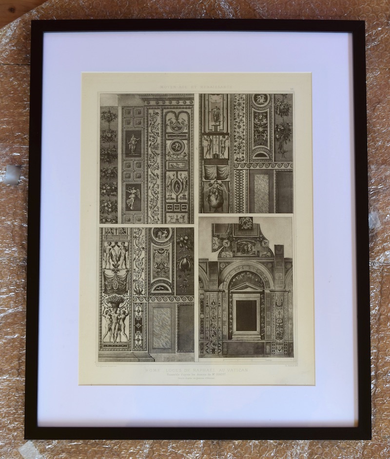 19TH CENTURY LITHOGRAPH OF ITALIAN RENAISSANCE ARCHITECTURE