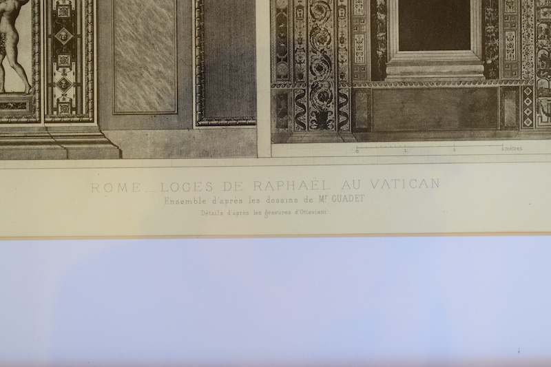 19TH CENTURY LITHOGRAPH OF ITALIAN RENAISSANCE ARCHITECTURE - Image 2