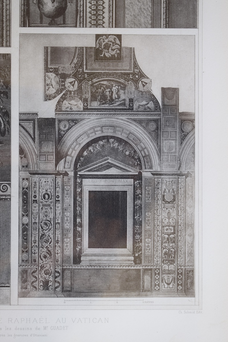 19TH CENTURY LITHOGRAPH OF ITALIAN RENAISSANCE ARCHITECTURE - Image 4