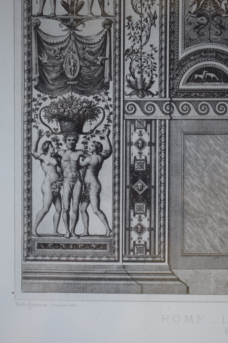 19TH CENTURY LITHOGRAPH OF ITALIAN RENAISSANCE ARCHITECTURE - Image 7
