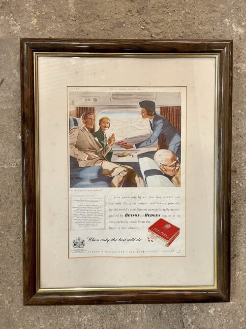 BENSON & HEDGES CIGARETTE ADVERTISEMENT, 1950s