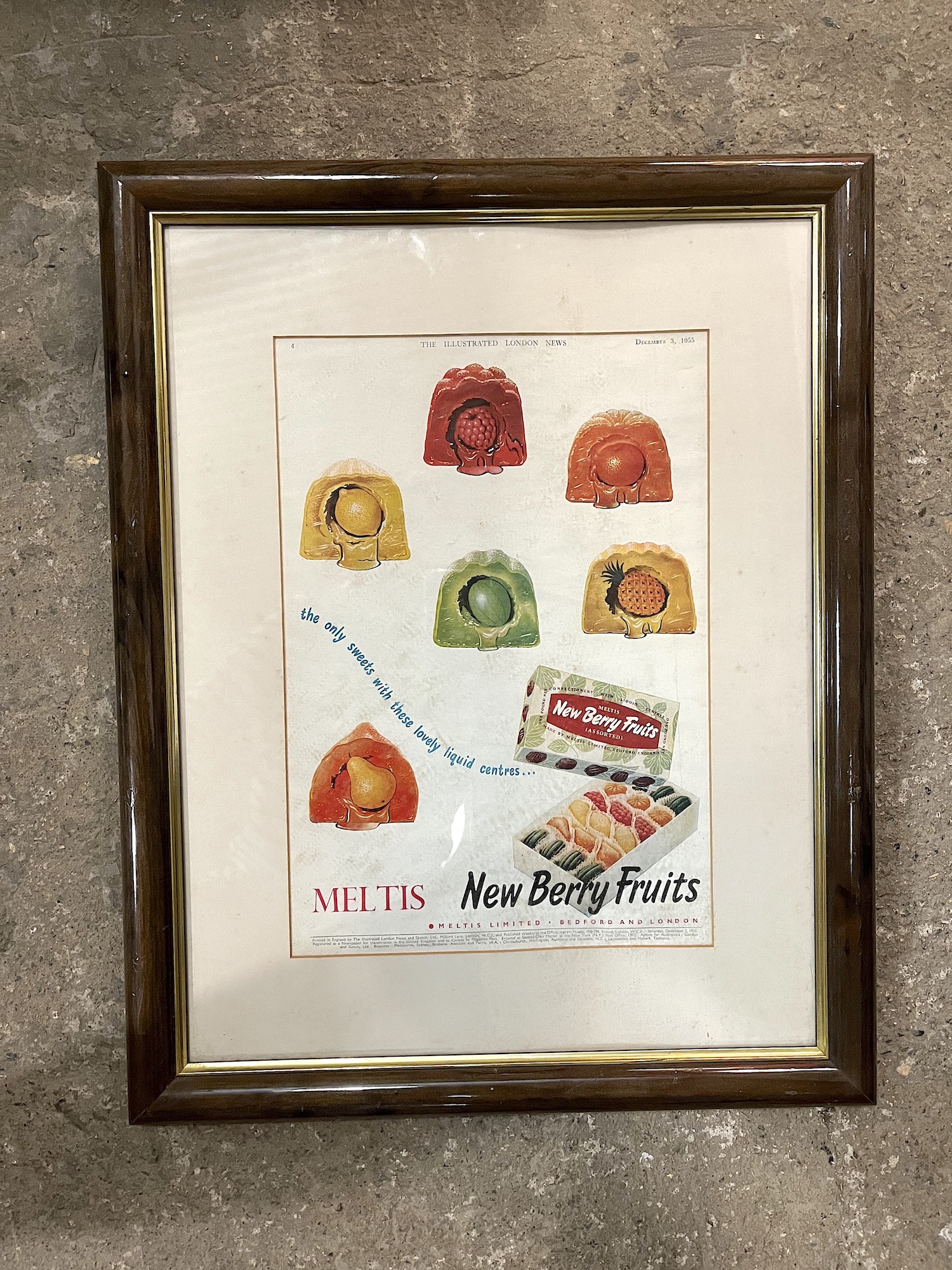 MELTIS NEW BERRY FRUITS ENGLISH ADVERTISEMENT, 1950s - Image 3