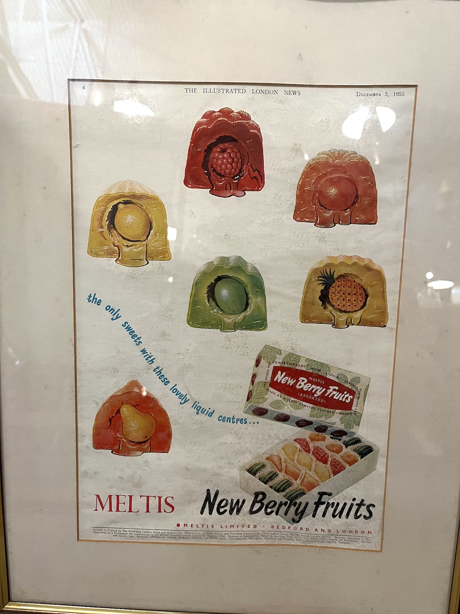 MELTIS NEW BERRY FRUITS ENGLISH ADVERTISEMENT, 1950s - Image 6