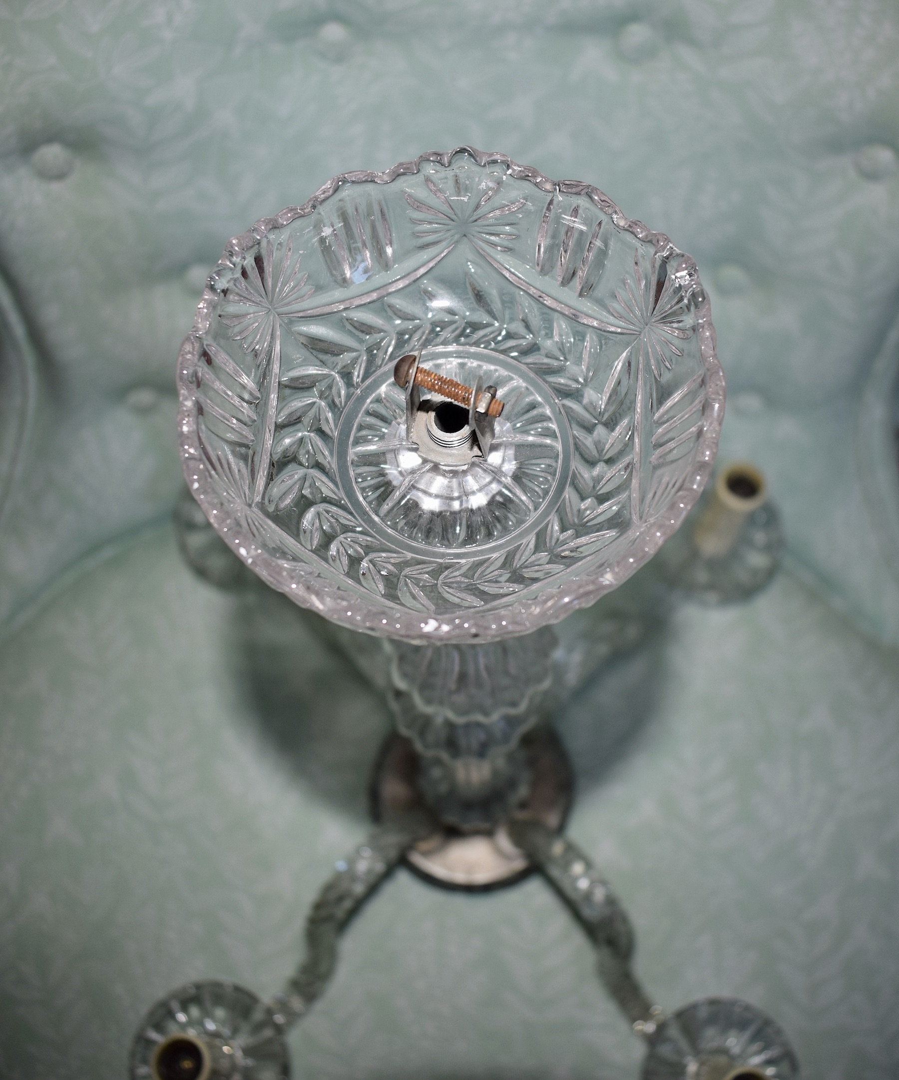 EARLY 20TH CENTURY ITALIAN GLASS CHANDELIER - Image 13
